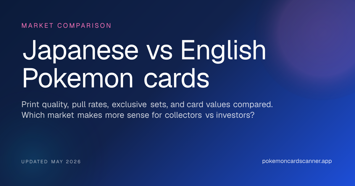 Japanese vs English Pokemon Cards — Print Quality, Value, Pull Rates ...